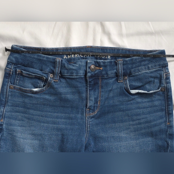 American Eagle Outfitters Blue Boot Cut Jeans Classic Denim - Picture 12 of 14